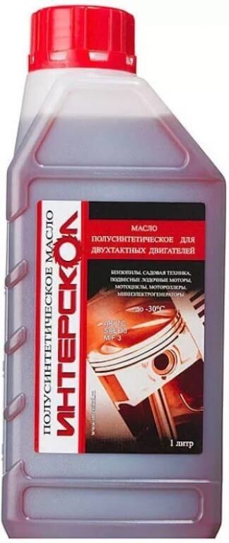 Масло моторное ИНТЕРСКОЛ для 2-х тактных двигателей 1л, полусинтетика, 2600 004 — Магазин официального дилера Интерскол в России