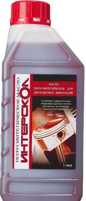 Масло моторное ИНТЕРСКОЛ для 2-х тактных двигателей 1л, полусинтетика, 2600 004 — Магазин официального дилера Интерскол в России