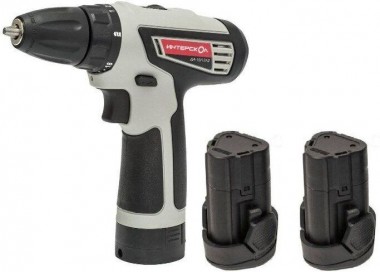 Аккумуляторная дрель-шуруповерт ИНТЕРСКОЛ ДА-10/12Л2, Li-ion, 2 скорости, 2 аккум. 1,5Ач, ЗУ, кейс 517.0.2.00 — Магазин официального дилера Интерскол в России