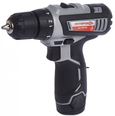 Аккумуляторная дрель-шуруповерт ИНТЕРСКОЛ ДА-12ЭР-02, Li-ion, 2 скорости, 2 аккум., 2Ач, ЗУ, оснастка, кейс 534.0.2.02 — Магазин официального дилера Интерскол в России