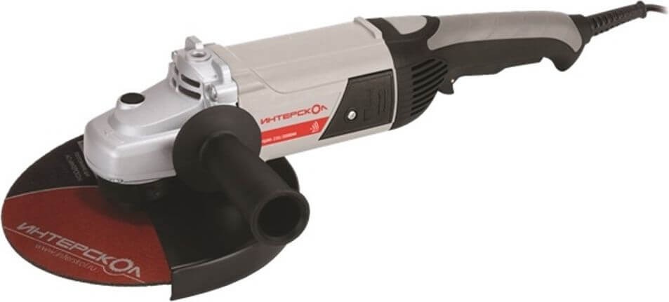 Угловая шлифовальная машина ИНТЕРСКОЛ УШМ-230/2000М, 2000Вт, 626.1.1.00 фото 1 — Магазин официального дилера Интерскол в России