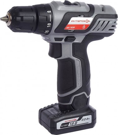 Аккумуляторная дрель-шуруповерт ИНТЕРСКОЛ ДА-18ЭР, Li-ion, 2 скорости, 2 аккум. 2Ач, ЗУ, экокейс, ПРОМО  436.2.2.20 — Магазин официального дилера Интерскол в России