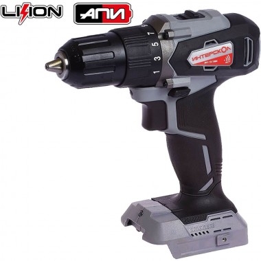 Профессиональная бесщёточная аккумуляторная дрель-шуруповерт ИНТЕРСКОЛ ДА-13/18ВК, Li-ion АПИ, 2 скорости, без АКБ и ЗУ, кейс, 575.0.0.70 — Магазин официального дилера Интерскол в России