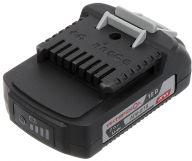 Аккумуляторный блок ИНТЕРСКОЛ с индикацией АПИ-2/18И (2А/ч, 18В, Li-ion) 2400.120 — Магазин официального дилера Интерскол в России