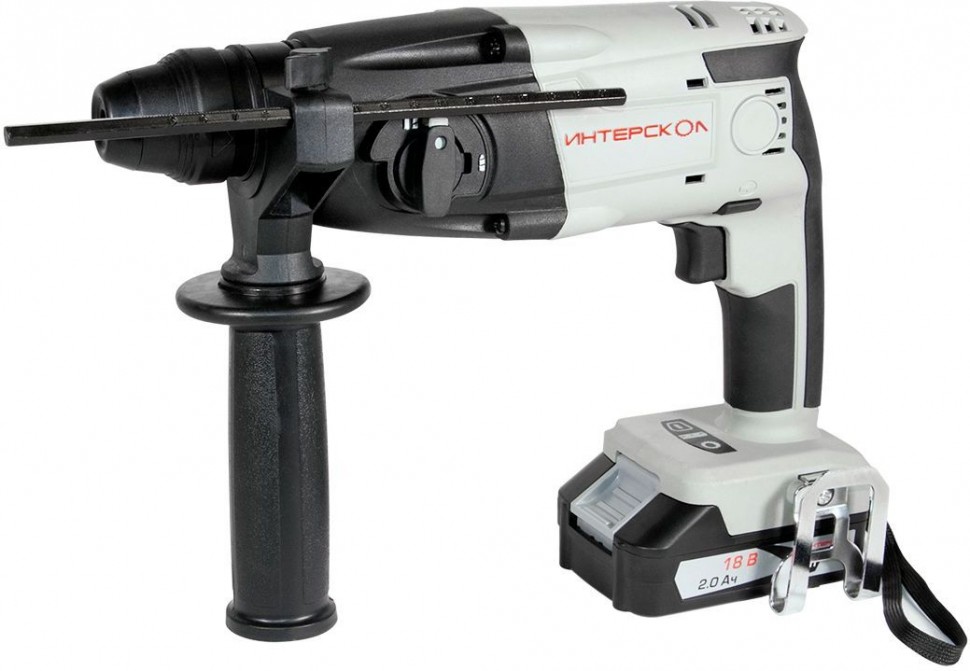 Аккумуляторный профессиональный перфоратор ИНТЕРСКОЛ ПА-18/18Л2, SDS-plus, 2 режима, 2 аккум. 2Ач, ЗУ, кейс, 329.2.2.74 фото 1 — Магазин официального дилера Интерскол в России
