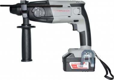 Аккумуляторный профессиональный перфоратор ИНТЕРСКОЛ ПА-18/18Л2, SDS-plus, 2 режима, 1 аккум. 4Ач, ЗУ, кейс, 329.4.1.74 — Магазин официального дилера Интерскол в России