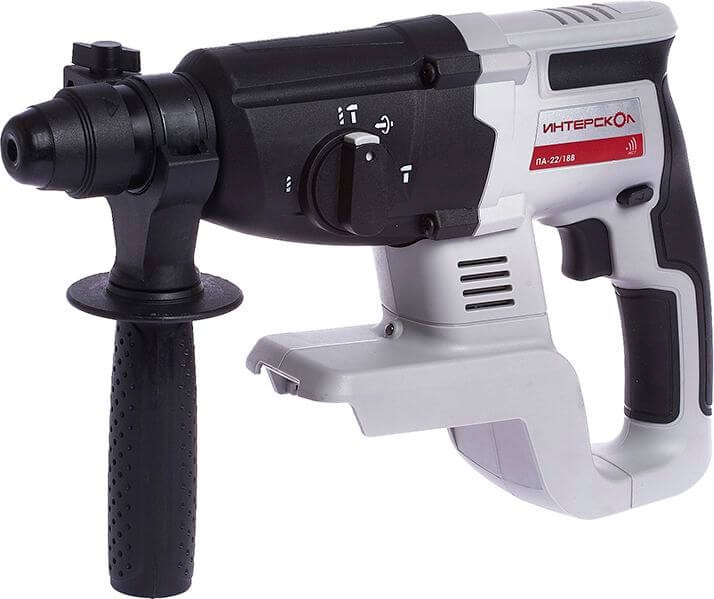 Профессиональный бесщёточный аккумуляторный перфоратор ИНТЕРСКОЛ ПА-22/18В, Li-ion АПИ, SDS-plus, 3 режима, без аккум. и ЗУ, кейс, 649.0.0.70 фото 1 — Магазин официального дилера Интерскол в России