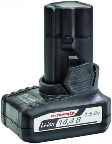 Аккумуляторный блок ИНТЕРСКОЛ БА-1,5/14,4 (1,5А/ч, 14,4В, Li-ion) 2400.015 — Магазин официального дилера Интерскол в России