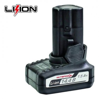 Аккумуляторный блок ИНТЕРСКОЛ БА-1,5/14,4 (1,5А/ч, 14,4В, Li-ion) 2400.015 — Магазин официального дилера Интерскол в России