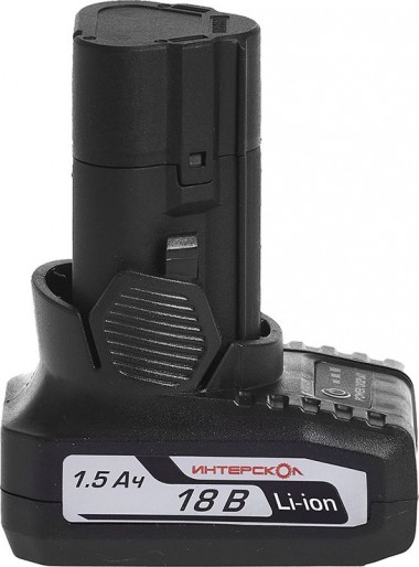 Аккумуляторный блок ИНТЕРСКОЛ БА-1,5/18 (1,5А/ч, 18В, Li-ion ) 2400.016 — Магазин официального дилера Интерскол в России