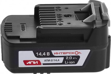 Аккумуляторный блок ИНТЕРСКОЛ АПИ-2/14,4 (2А/ч, 14,4В, Li-ion ) 2400.018 — Магазин официального дилера Интерскол в России