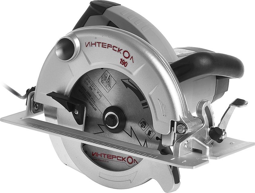 Дисковая пила ИНТЕРСКОЛ ДП-190/1600М, 1600Вт, 97.1.1.20 фото 1 — Магазин официального дилера Интерскол в России