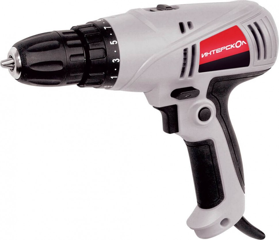 Сетевая дрель-шуруповерт ИНТЕРСКОЛ ДШ-10/260Э2, 260Вт, 211.1.1.00 фото 1 — Магазин официального дилера Интерскол в России