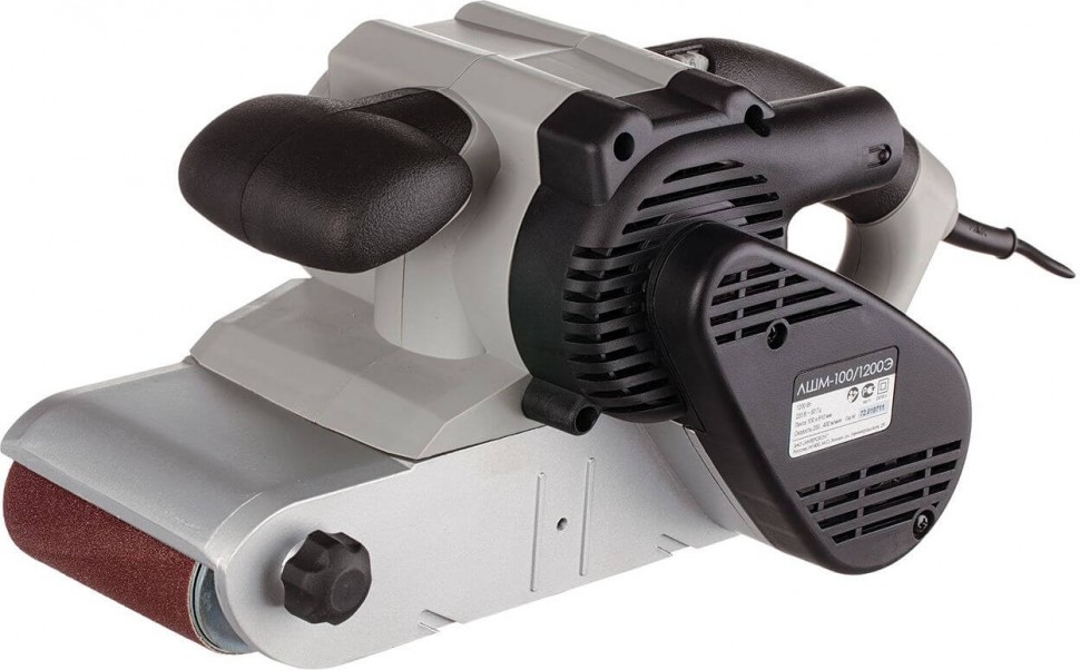 Ленточношлифовальная машина ИНТЕРСКОЛ ЛШМ-100/1200Э, 1200Вт, 72.1.1.00 фото 1 — Магазин официального дилера Интерскол в России