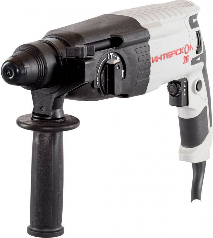 Перфоратор ИНТЕРСКОЛ П-26/800ЭР, 800Вт, SDS+, кейс, 426.0.1.00 фото 1 — Магазин официального дилера Интерскол в России