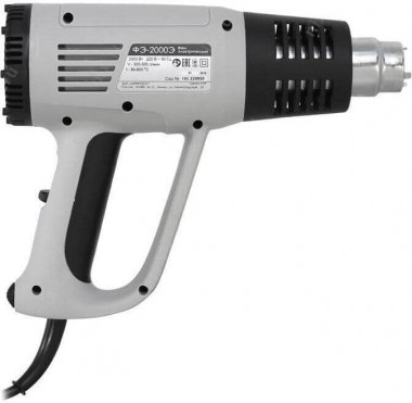 Строительный фен электрический ИНТЕРСКОЛ ФЭ-2000Э, кейс, 192.0.1.00 — Магазин официального дилера Интерскол в России