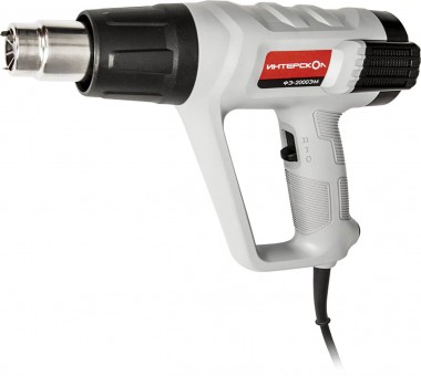 Строительный фен электрический ИНТЕРСКОЛ ФЭ-2000ЭМ, кейс, 385.0.1.00 — Магазин официального дилера Интерскол в России