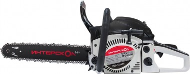 Пила цепная бензиномоторная ИНТЕРСКОЛ ПЦБ-16/45Л, 1,8кВт, 443.01.0.00 — Магазин официального дилера Интерскол в России